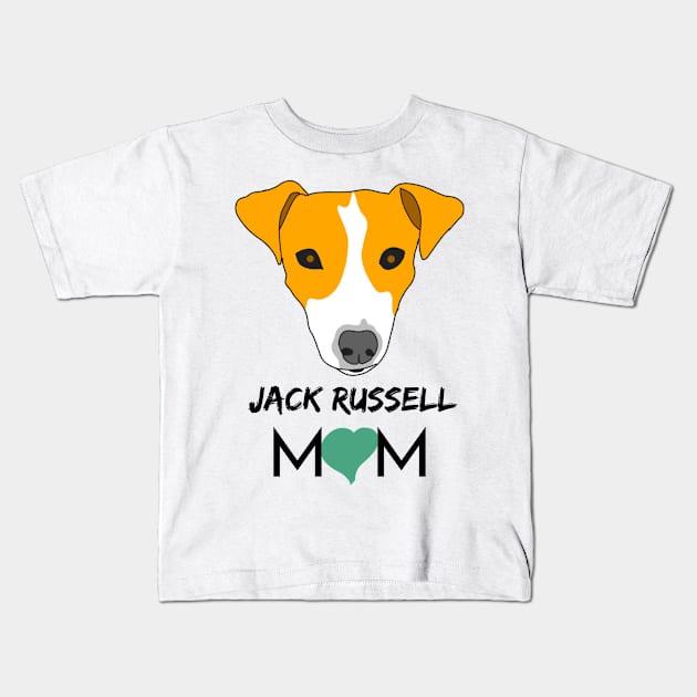 Jack Russell mom Kids T-Shirt by Antiope